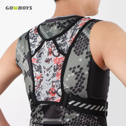 Reflective Running Backpack Universal Lightweight Sport Running Vest Mobile Phone Cards Bag for Jogging Fitness Male Female Vest