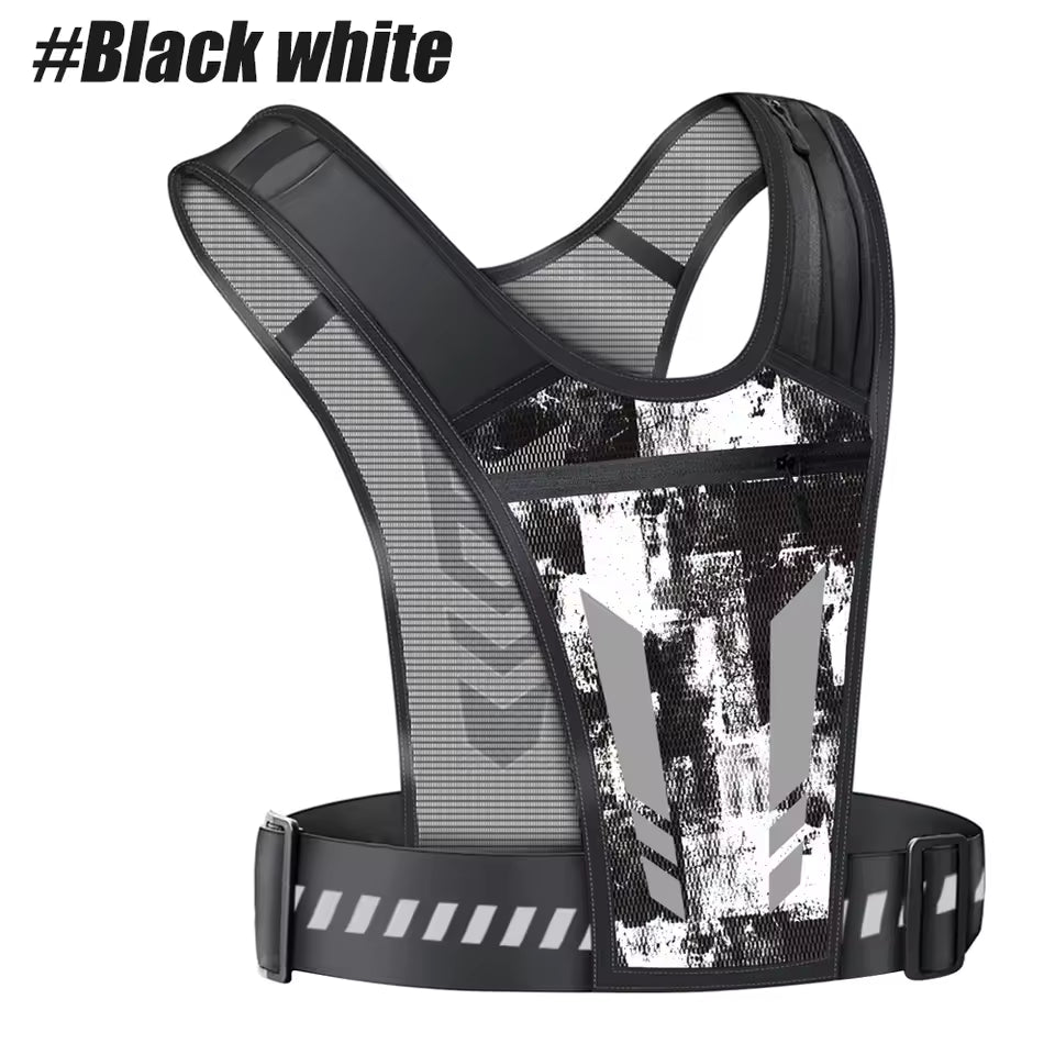 Reflective Running Vest - White Edition