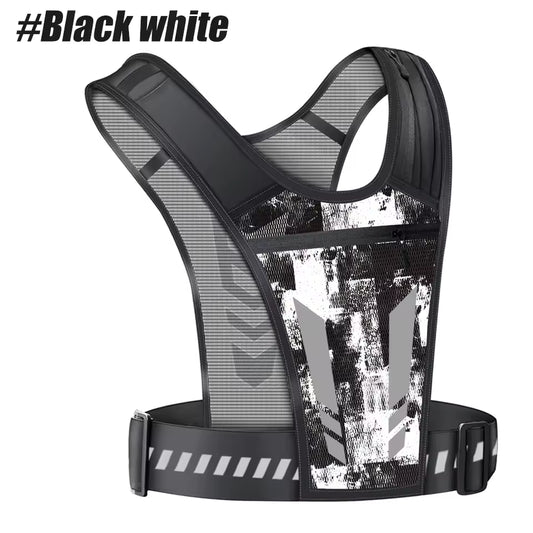 Reflective Running Vest - White Edition